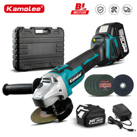 Kamolee M10 100MM 18500RPM Brushless Cordless Angle Grinder 4 Speed Cutting Power Tools Compatible For Makita 18V Battery