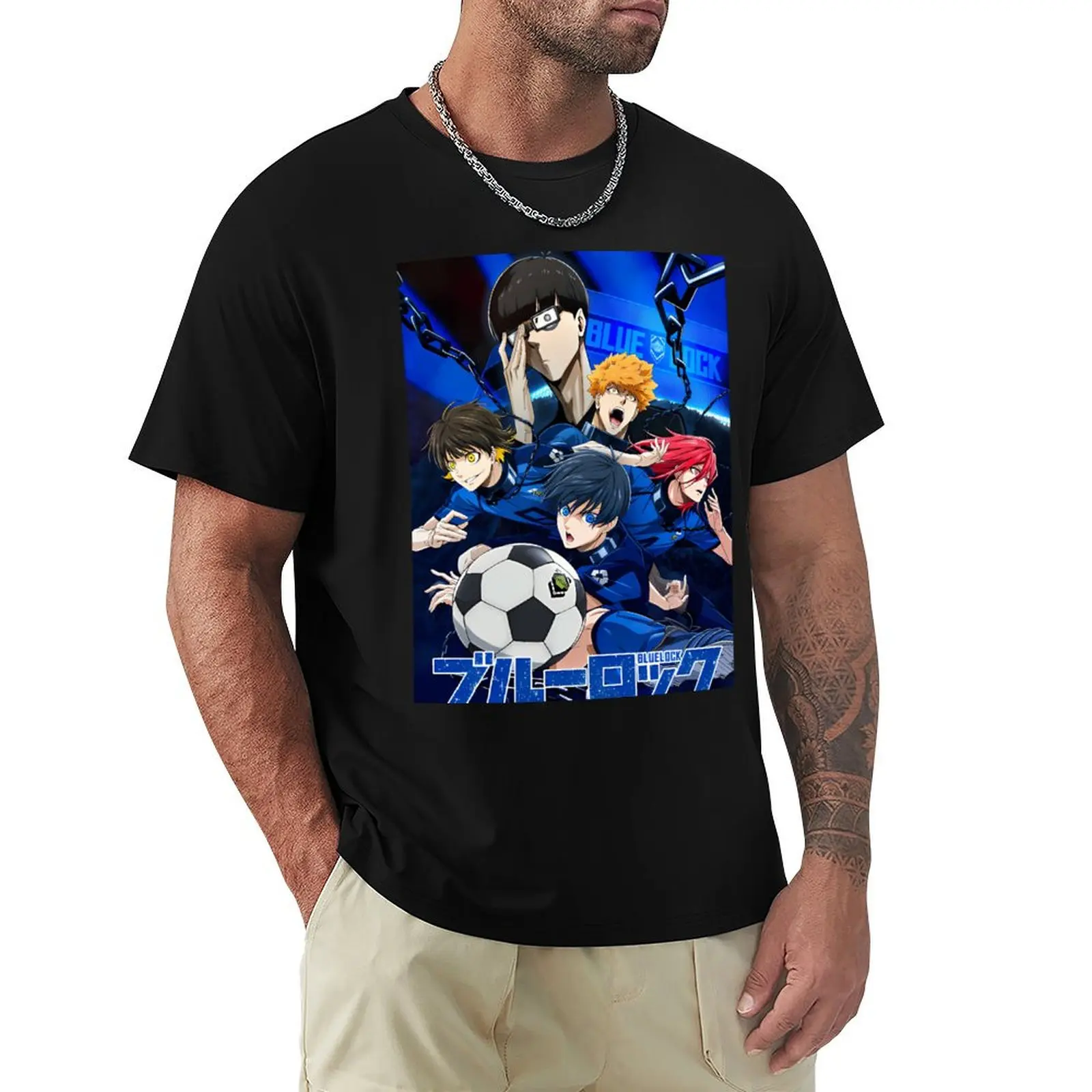 

Blue Lock T-Shirt funny gifts fashion shirts oversized outfits for men