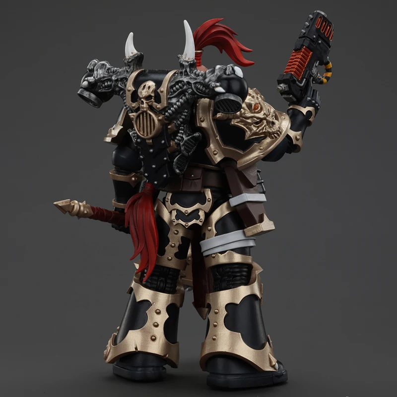 JOYTOY Warhammer 40K Chaos Space Marines légion noire choisie 1/18 Figurine articulée mobile Anime Figurine poupée cadeau hommes jouets