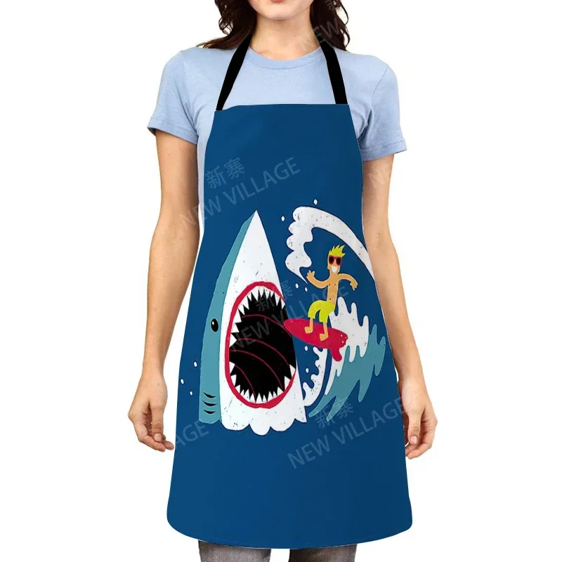 Cartoon Aesthetic Women kitchen apron kids original Children Waterproof girl princess waiter work apron oil proof kawaii cute