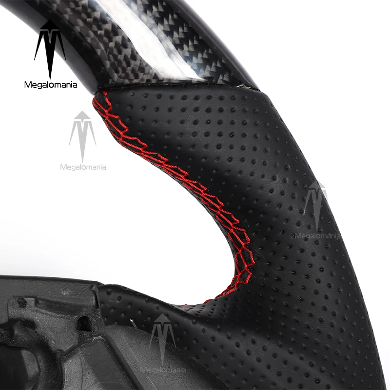 Carbon fiber leather car steering wheel suitable for Chevrolet Camaro SS 2016-2020 C5 C6 C7 c8 ZR1 ZL1 Z06 old and new models