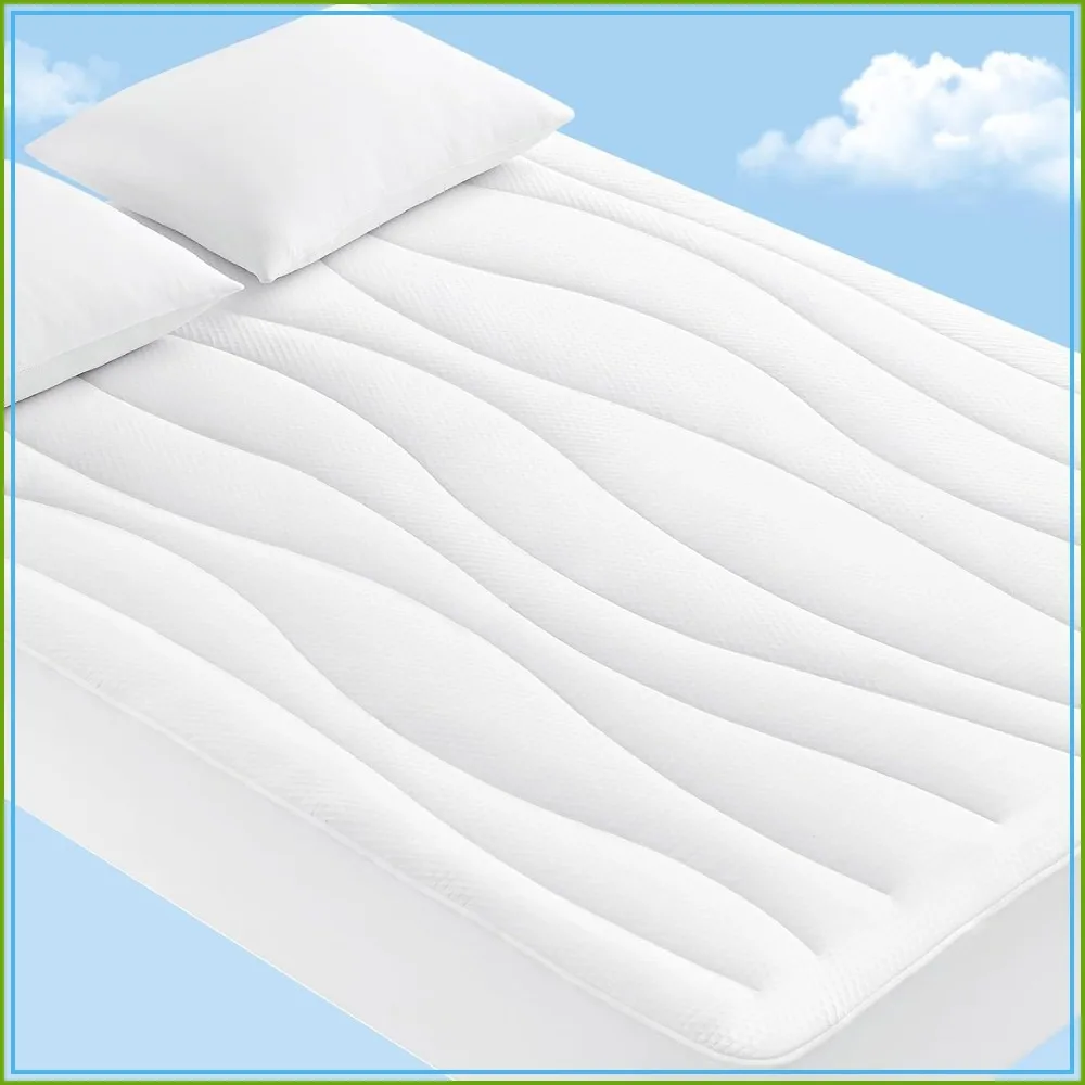 

Cooling Mattress Pad Queen, Arc-Chill 3.0 + PCM Cooling, Stay Cool All Night, Breathable & Soft, Deep Pocket 18", Washable
