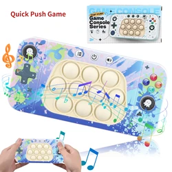 Upgraded Electronic Pop-Push Childrens Controller Fitt Toy Pinch Quick Push Game Whac-A-Mole Toy Sensory Toys Christmas Gifts