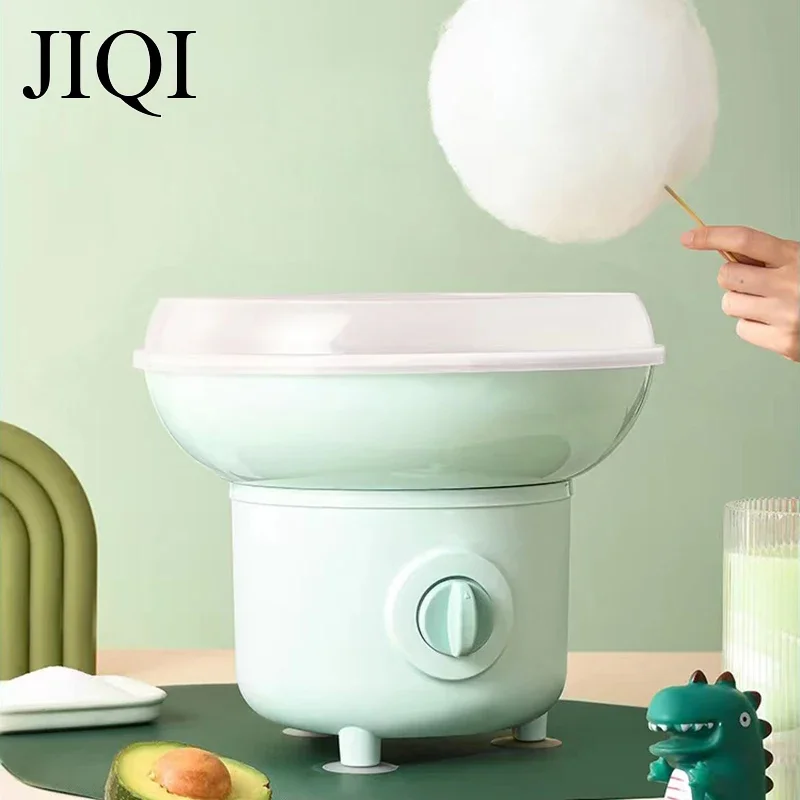 

JIQI Electric DIY Sweet Cotton Candy Maker Mini Portable Cotton Sugar Fairy Floss Marshmallow Machine Kids Gifts 110V 220V EU US