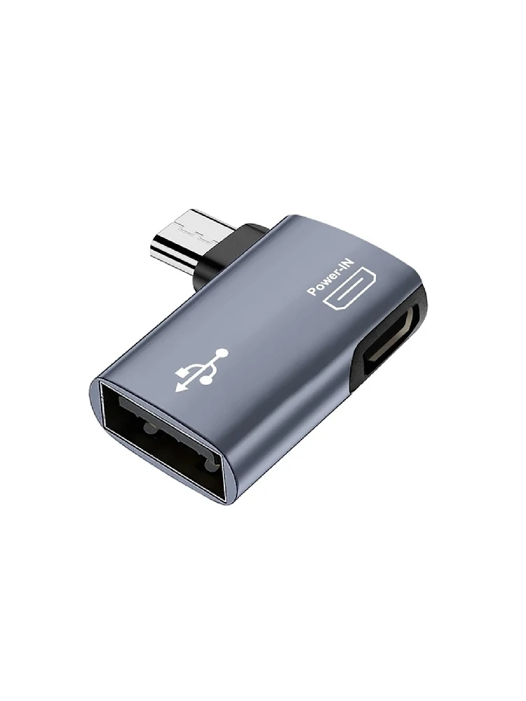 Adaptateur OTG pour Fire TV Stick, 2 pièces, Angle gauche/droite de 90 degrés, adaptateur Micro-USB vers USB OTG pour téléphone Android tablette XT