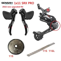 SENSAH SRX PRO 1x11 Speed, 11s Road Groupset, R/L Shifter + Rear Derailleurs, Gravel-bikes Cyclo-Cross
