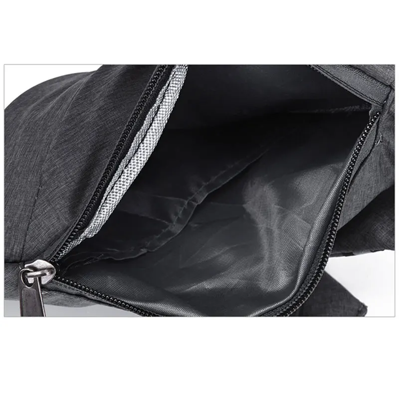 Outdoor Mens Chest Bag Casual Riding Anti-Theft Shoulder Bag Waterproof Anti-Splash Crossbody Messenger Phone Bag