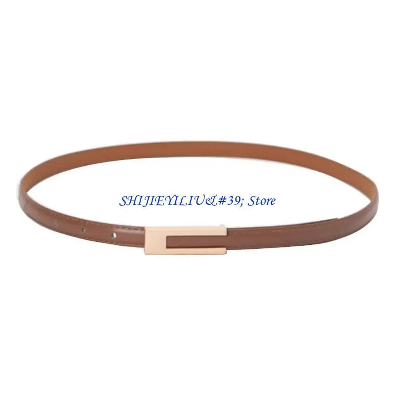 

E21F узкий пояс для энтузиастов моды, регулируемый тонкий пояс, универсальный женский платье, юбка, пальто, пояс для похудения