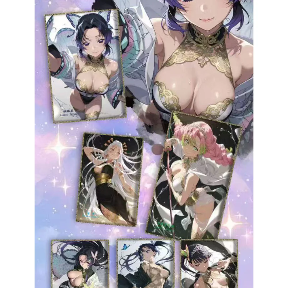 1 กรณี Demon Slayer เทพธิดา Story การ์ดกระดาษสี Board การ์ดสะสมอะนิเมะเทพธิดาบิกินี่กล่องเติมหายากการ์ดของเล่นของขวัญ