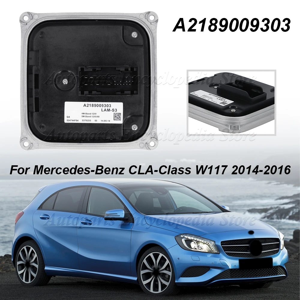 

Для Mercedes-Benz A-Class W176 CLA-Class W117 2014-2016 A2189009303: Блок управления светодиодными фарами и ДХО, модуль балласта, автозапчасти