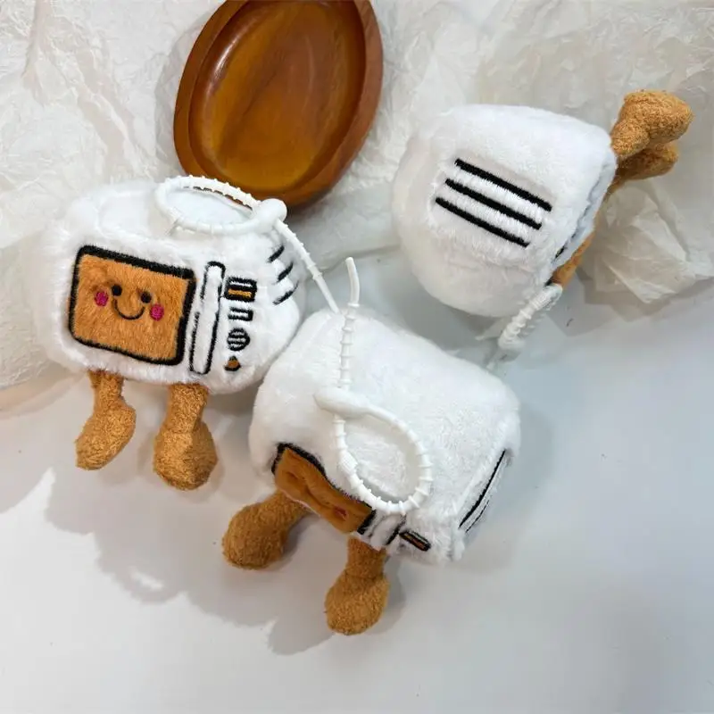 

Simulation Microwave Plush Dolls Toys Keychain Pendant Girl Boy Backpack Charm Bag Ornaments Funny Birthday Gifts Cute Creative