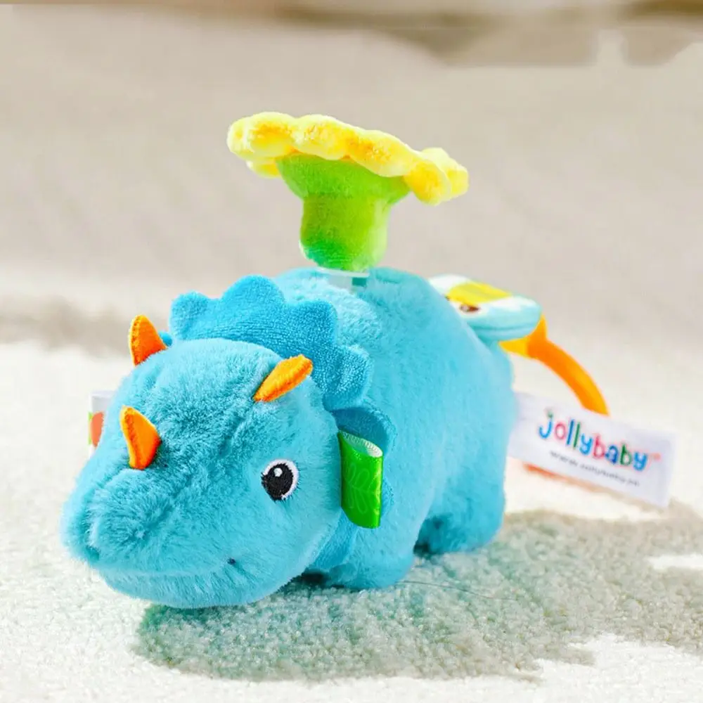 PP Cotton Turtle Spinning Plush Toys Interactive Fluffy Pulling Rope Stuffed Animal Toy Ins Cartoon Baby Hanging Rattle Toys
