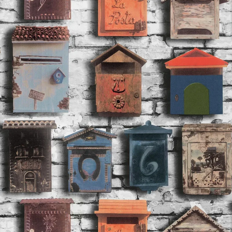 

Трендовые креативные обои, модные наклейки, ретро ностальгические украшения, фон, настенная одежда, парикмахерские обои