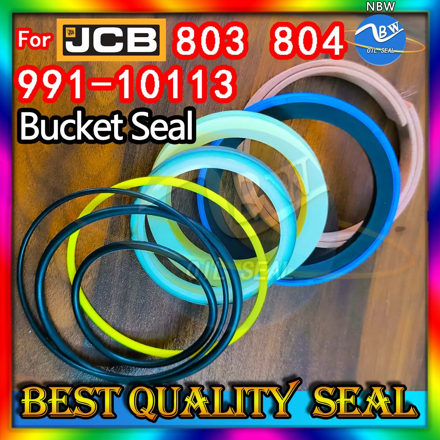 For JCB 991-10113 Bucket Cylinder Oil Seal 803 plus 804 + Repair Kit Excavator 99110113 8025ZTS 8027Z 8030ZTS 8032Z Super Magnum