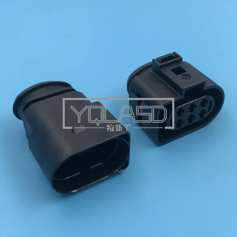 

1 комплект, 6-контактный 1J0973733 1J0 973 733 3,5 автомобильный разъем датчика кислорода LSU 4,2, разъем дроссельной заслонки в сборе переменного тока для VW AUDI PASSAT Bora