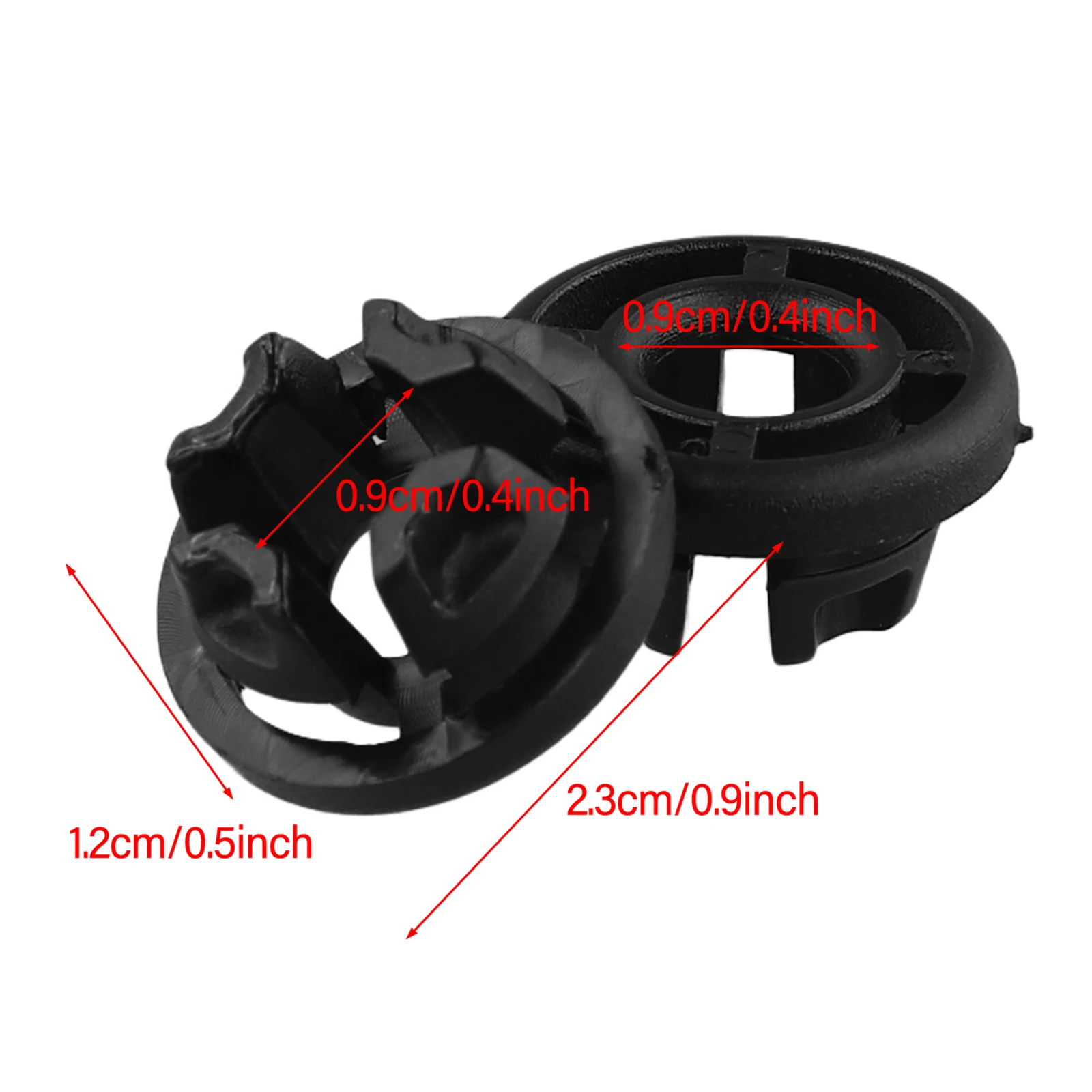 Car Hood Support Prop Rod Grommet Clips 2PCS Compatible With Focus Uga OEM W712889-S300 Automotive Repair Parts