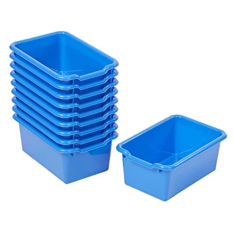 

Scoop Front Storage Bins Multipurpose Organization 10-Piece