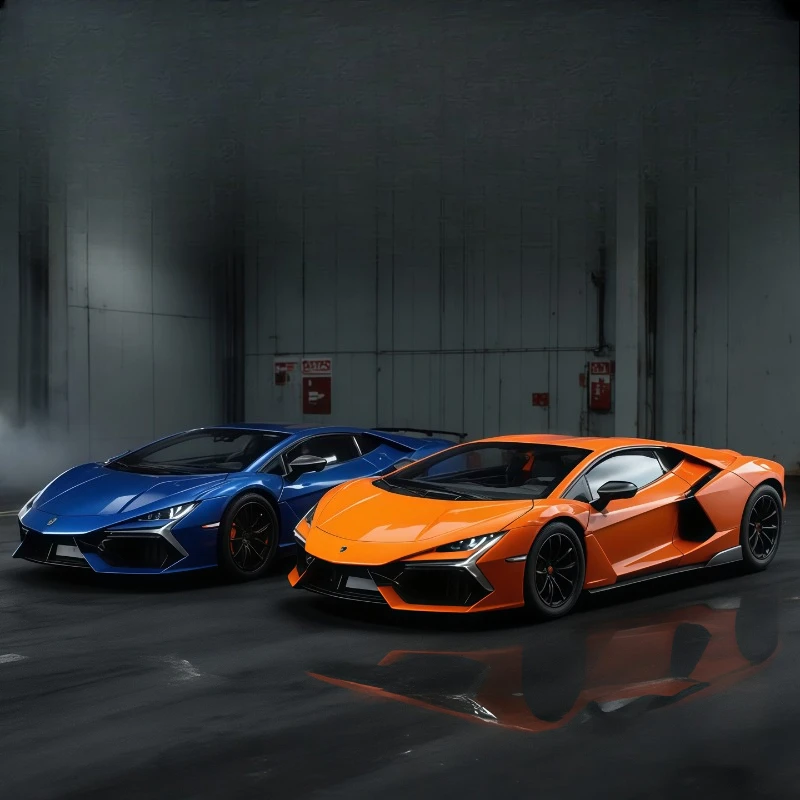 دييكاست سبيكة 1:24 مقياس لامبور ريفولتو سيارة رياضية نموذج الصبي هدية لعبة مجموعة السيارات مصغرة السيارات ديكور المنزل