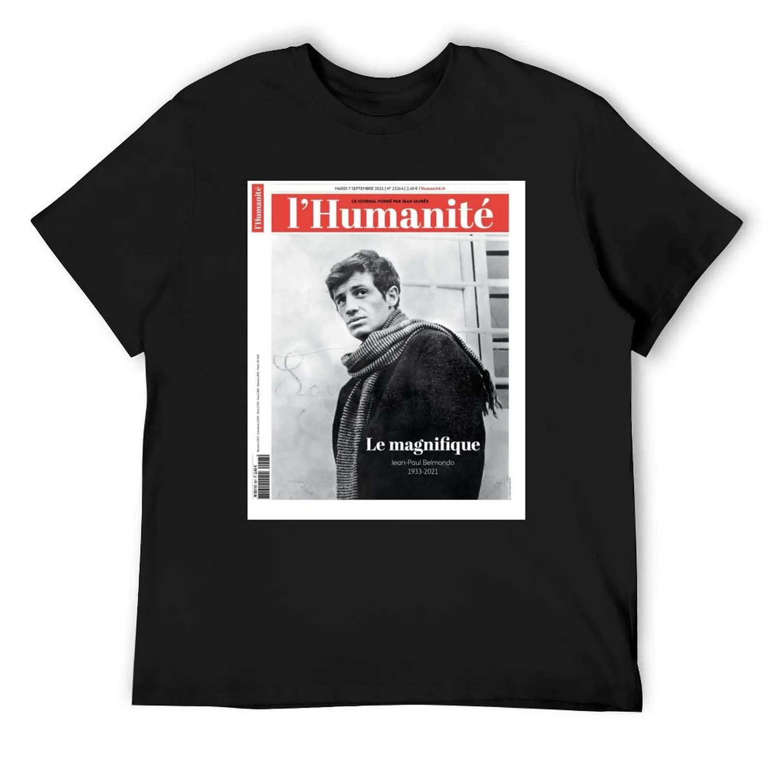 Jean Paul Belmondo T-Shirt Blouse customizeds plain clothing for men