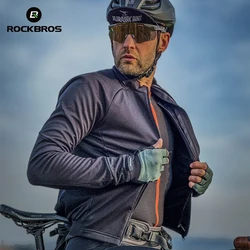 ROCKBROS Winter Cycling Fleece Coat Warm Men Women Windproof Bicycle Thermal Jacket Outdoor Mtb Bike Jersey 0 Degree Clothes