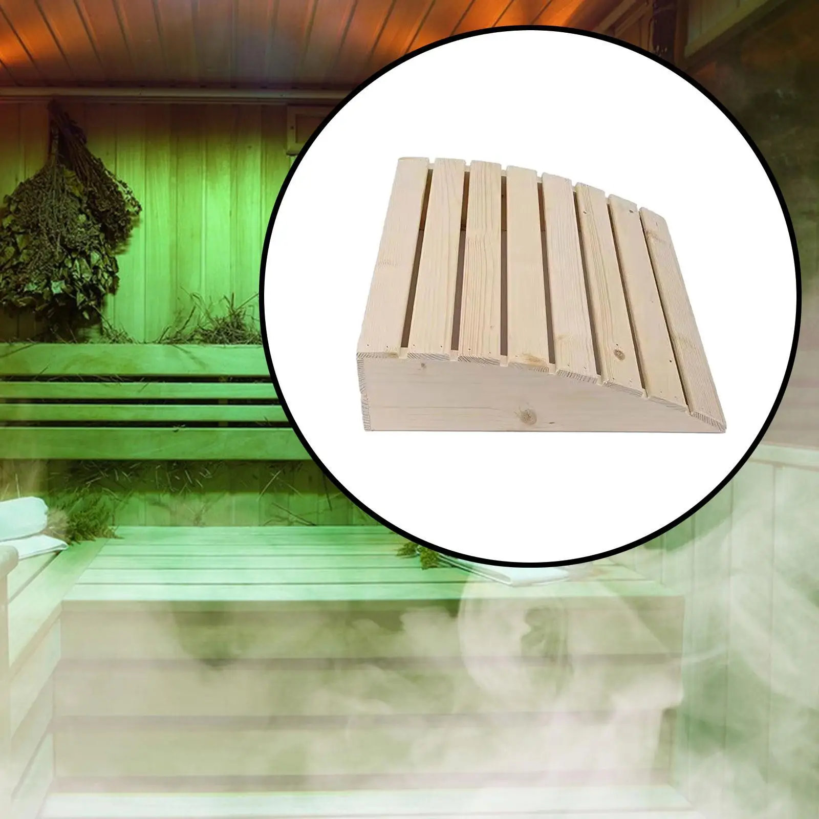 

Деревянный подголовник для сауны, спинка для сауны, подставка для шеи, удобная душевая комната