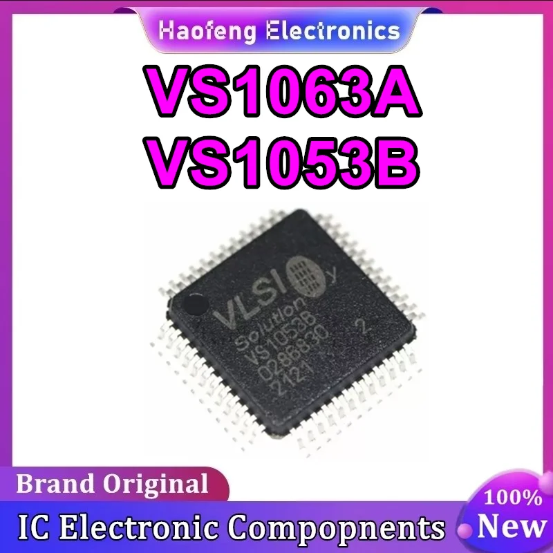 

2PCS VS1063A VS1053B VS1053B-L VS1063A-L VS1053 LQFP-48 IC Chip 100% New Original in stock