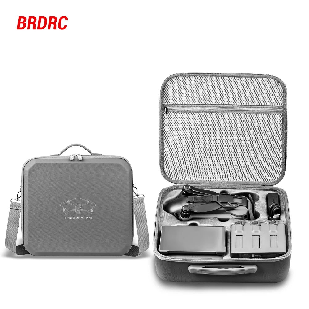 

BRDRC Carrying Case Bag for DJI Mavic 4 Pro Drone Accessories Storage Box Portable Travel Handbag Shoulder Bag for RC Pro 2
