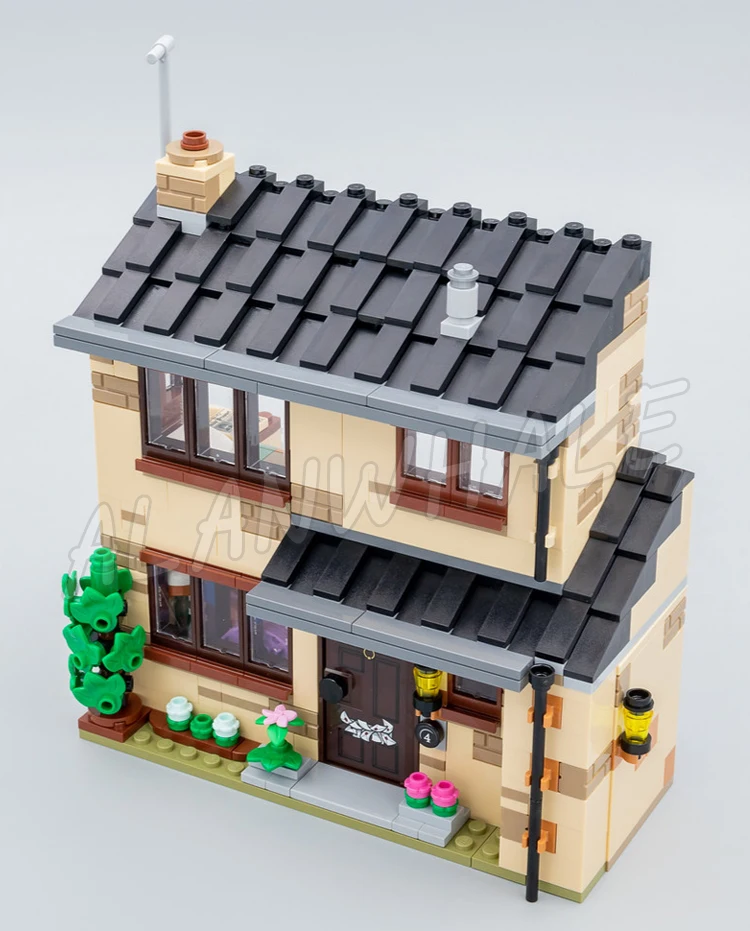 825pcs Magical World of Wizards 4 Privet Drive 2-story House Secret Home 11571 Building Blocks Toys Compatible With Model