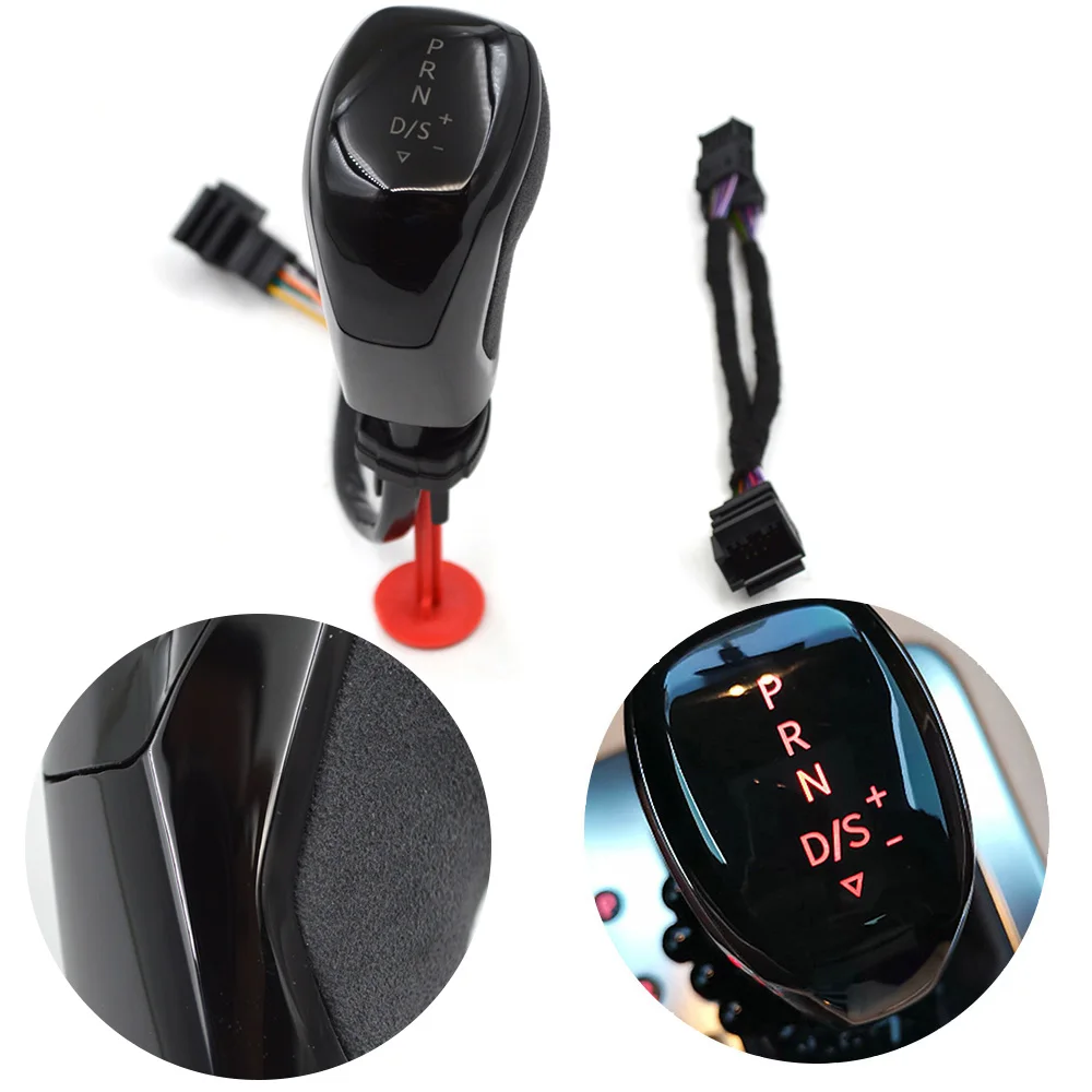 DSG automatic shift knob lever shift lever handball LED light, suitable for Volkswagen Passat B7/B8 Golf 6/7 Tiguan Skoda Octavi