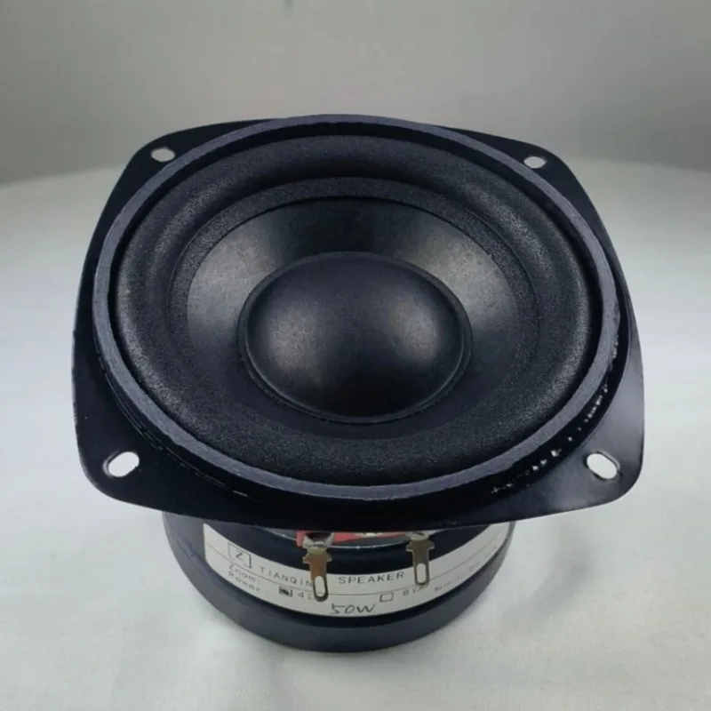 SOTAMIA 1 قطعة 4 بوصة مضخم الصوت مكبر صوت 4 8 أوم 50 واط سوبر باس طويل السكتة الدماغية مكبر هاي فاي الصوت الموسيقى الطاقة مكبر الصوت