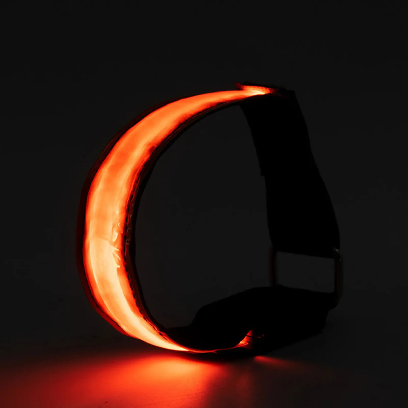 Reflective Running Gear Armband Night Safety Running Lights with Flashing/Normal Light Mode for Cycling Walking Outdoor Sports