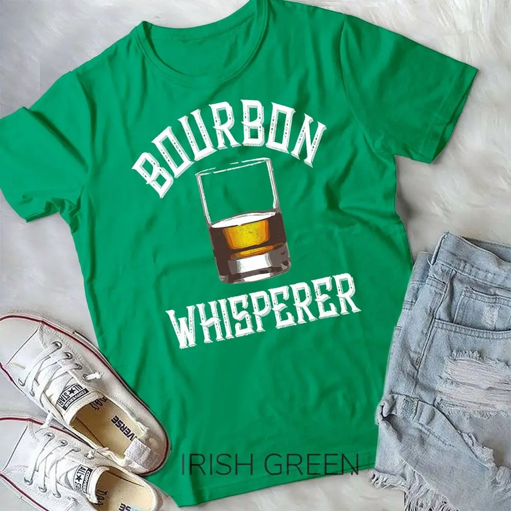 Bourbon Whisperer Funny Whiskey Gift With Sayings Drinking Unisex T-shirt