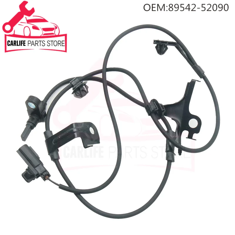 89542-52090 8954252090 5S14139 ALS2602 for Toyota Yaris 1.5L Hatchback Sedan 2011-2019 New Front Right ABS Wheel Speed Sensor