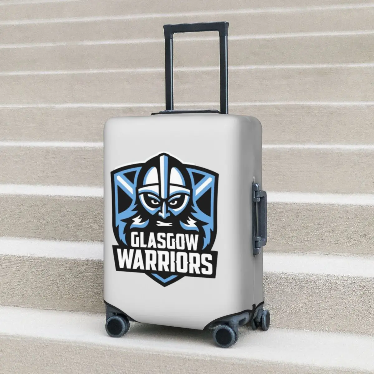 

Glasgow Warriors Icon Suitcase Cover Protection Elastic Trip Luggage Protector Covers for 18-32 Inch
