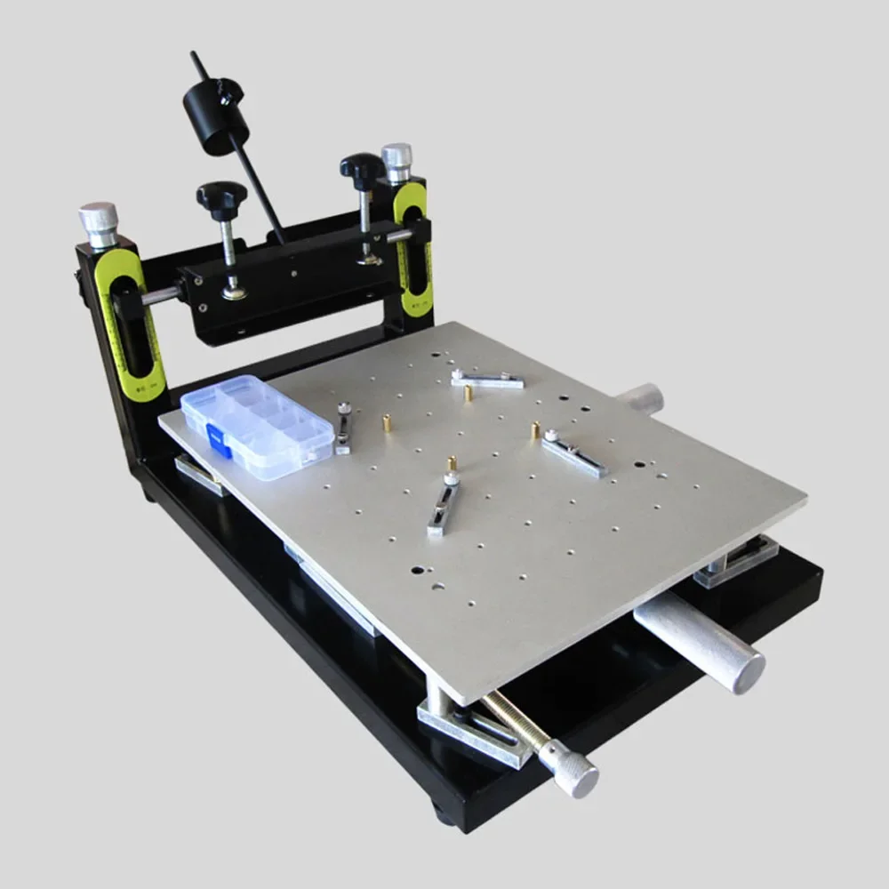 Impressora Stencil SMT para Linha De Produção SMT, SMD Manual Solda Paste Impressora, equipamento De Solda SMT