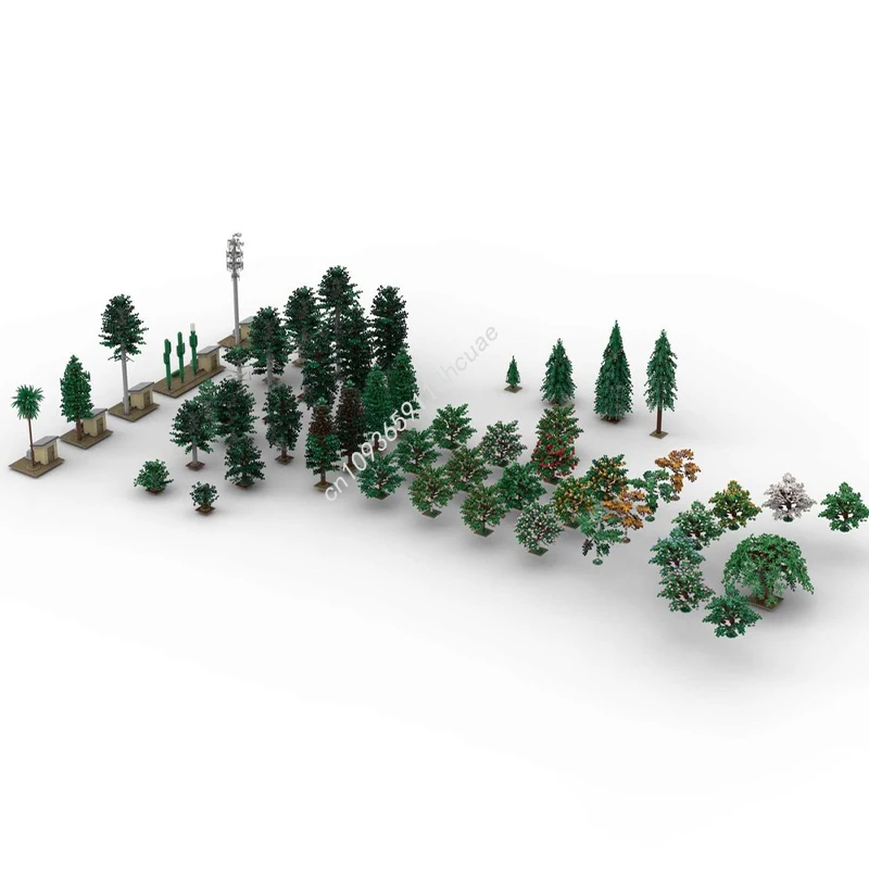 

16946pcs MOC Tree Set City Model Building blocks Toys creative idea Education Modular Architecture Christmas gifts