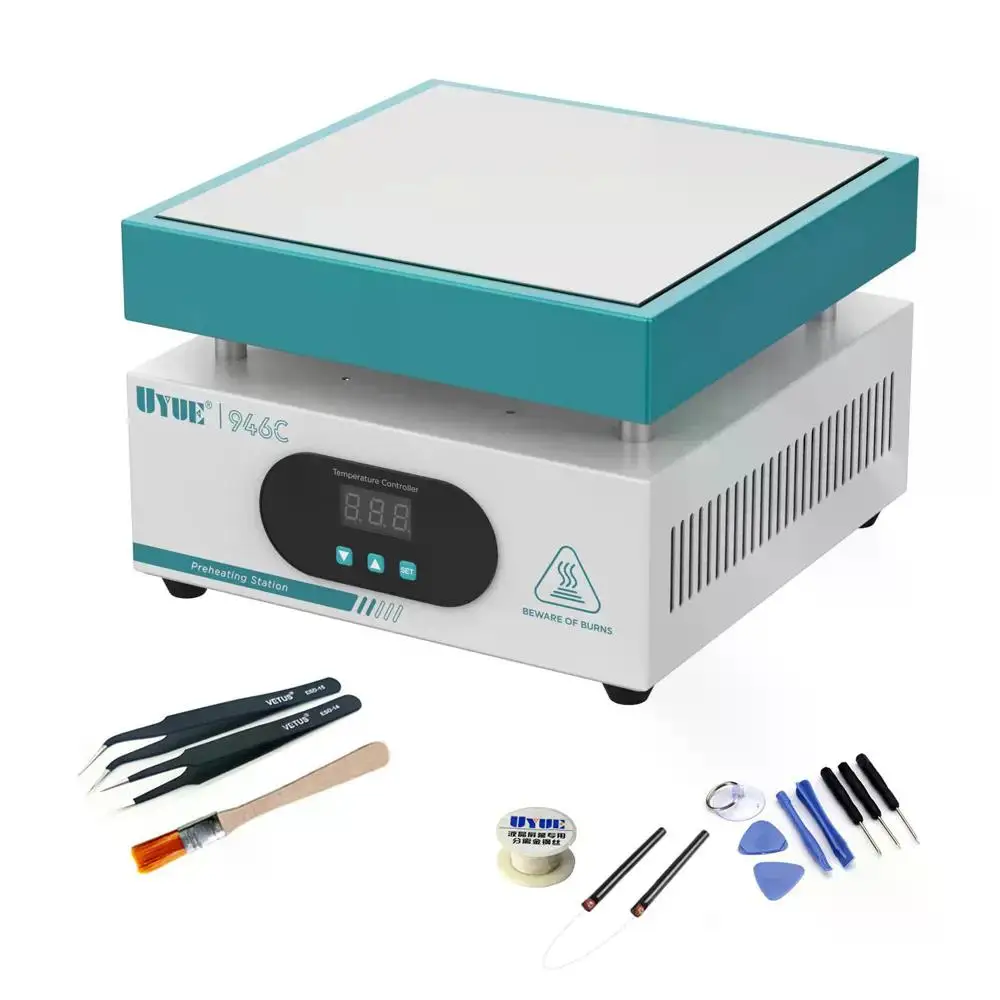 UYUE 946C LCD Digital Display Preheating Station Heating Platform Adjustable Heating Plate Phone Screen Replace Preheat Station