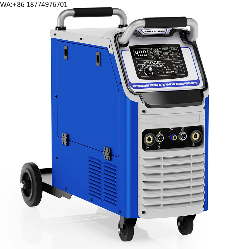 New AC/DC Pulse TIG Aluminum Welder with DC Motor Water Cooled Inverter Welding Machine 400A Arc Current