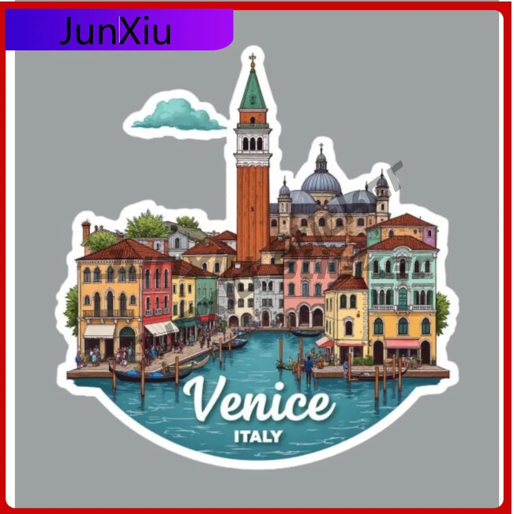 

Venice Italy Waterproof Sticker Anti Scratch Exterior Adventure Motorcycle Stickers Speedboat Rear Windshield Camping Fridge Pvc