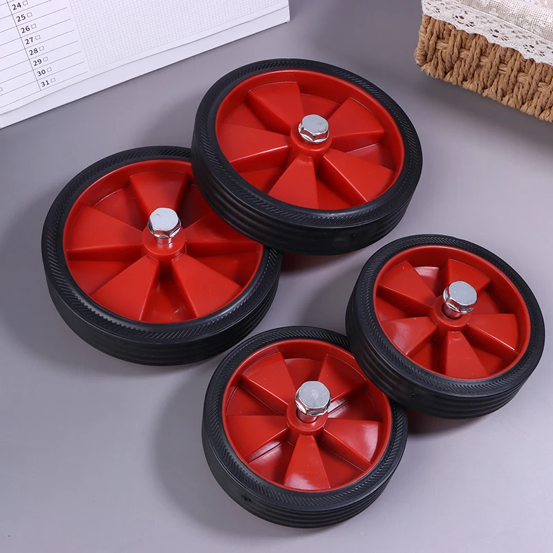 ضاغط هواء بديل عجلة حمراء + سوداء 5/6 بوصة ملحقات ضاغط الهواء عجلات عجلات مع مسامير لمضخات الهواء #4