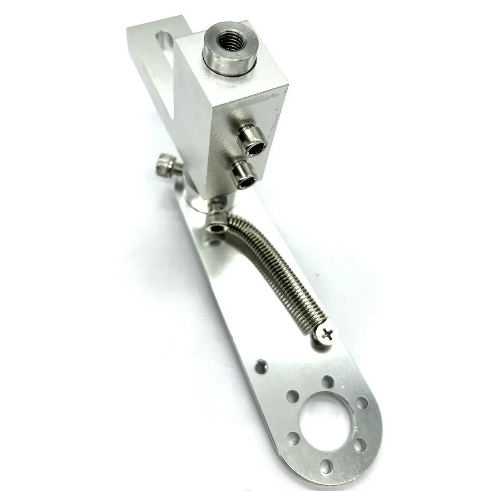 

L-shaped end bracket for wheel encoder installation