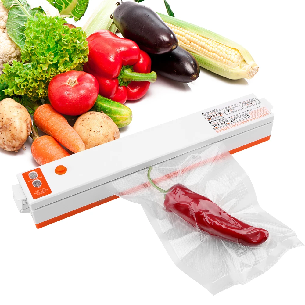 Household Food Vacuum Sealer Film Sealer Kitchen Storage Vacuum Packaging Machine EU Plug/ US Plug