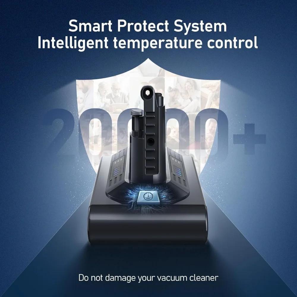 بطارية بديلة 25.2 فولت 8000 مللي أمبير في الساعة V10 لدايسون إعصار V10 الحيوان المطلق رأس المحرك رقيق SV12 ليثيوم أيون #5