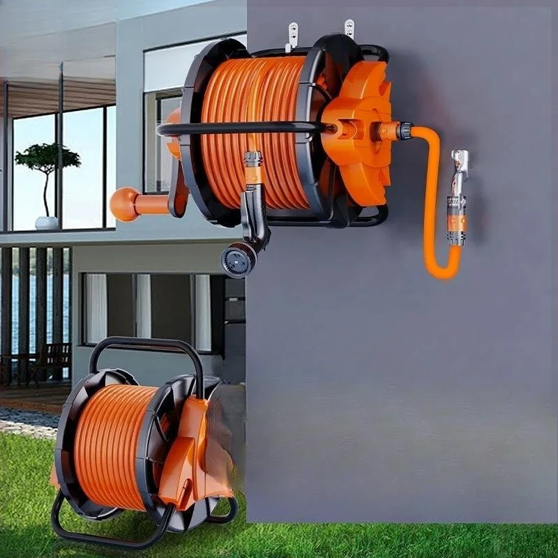 

Super agricultural force wall-mounted car wash water pipe storage rack household watering flowers and vegetables