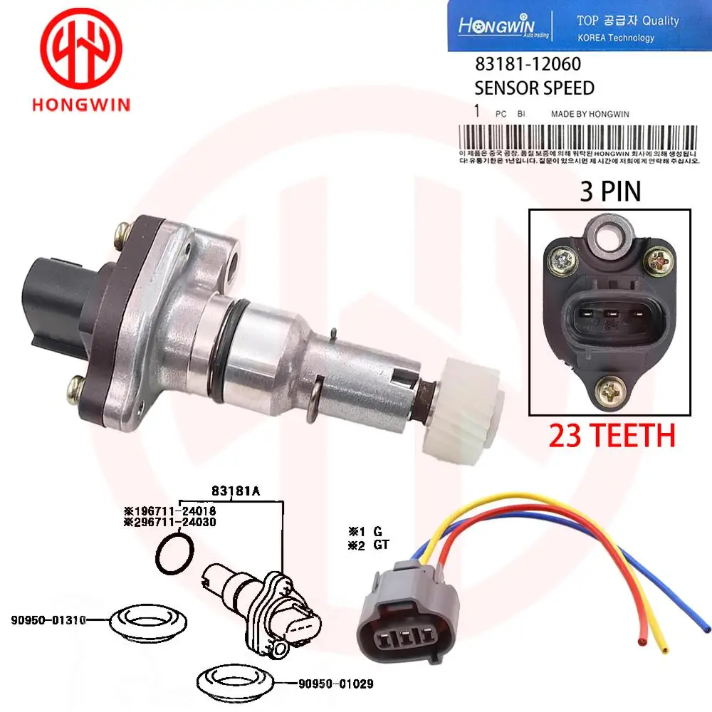 83181-12060 Sensor de velocidad para TOYOTA MR2 1991-1995 RAV4 L4 1996-2000 8318112060 315015185116