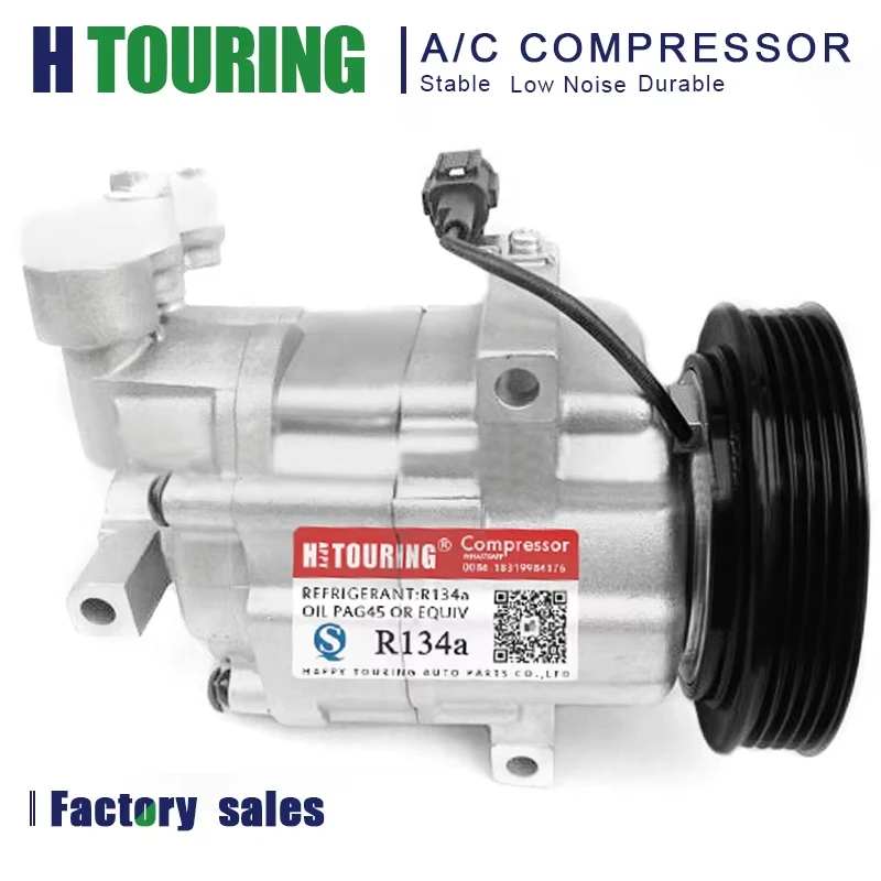 

DKV08R AC Compressor for Nissan Micra K12/Note E11 NE11 5060216860 9460217342 5060216861 5060217430 92600AX800 92600AX80A 945809