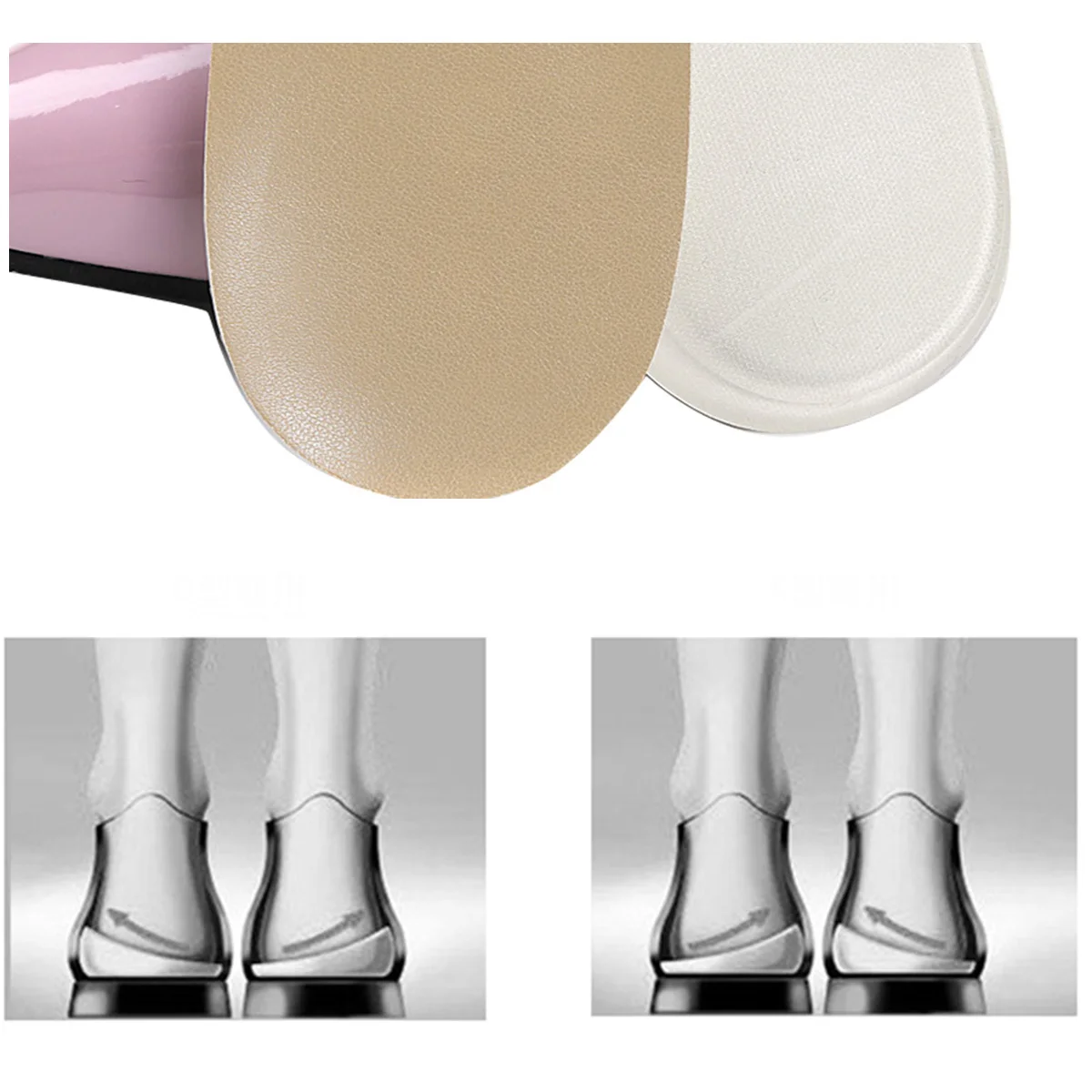 

1Pair Leg Orthotic Insoles Gel Ox Foot Correction Pads Unisex Heel Valgus Varus Corrector Washable Breathable Comfortable Daily