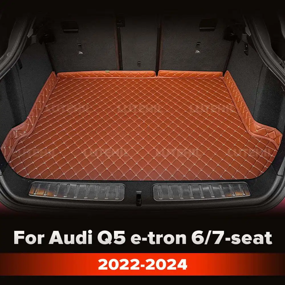 

Для Audi Q5 e-tron 6/7-seat 2022-2024 изготовленный на заказ коврик в багажник автомобиля, антигрязная накладка, защитный коврик, грузовая подкладка, автомобильные аксессуары для интерьера