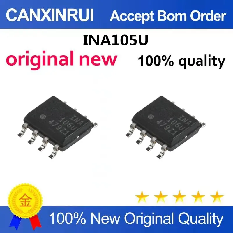 New INA105 INA105U INA105UA Precision Unit Gain Differential Amplifier Chip
