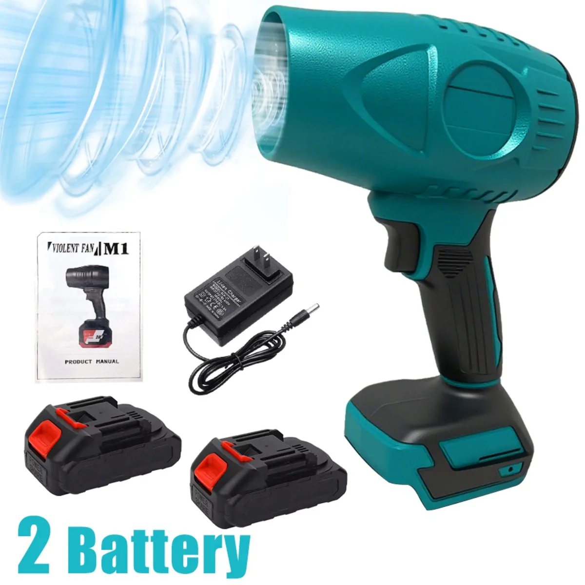 مجفف شعر توربو جيت، منفاخ أوراق شجر لاسلكي كهربائي Rpm، مجفف شعر نفاث 21 فولت، منفاخ هواء عالي الضغط، منفاخ سيارة محمول باليد